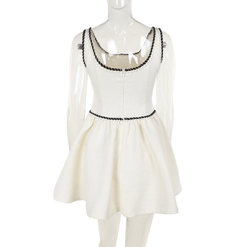 Women Casual Suspender Bodycon Mini Dress 8