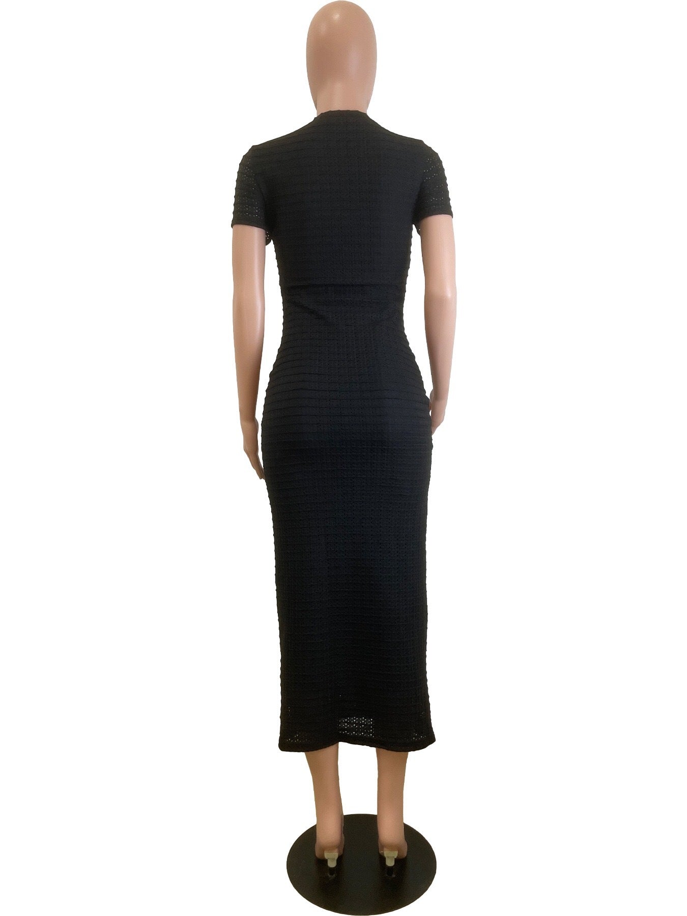 Women spring and autumn French retro knitting short-sleeved dress 8