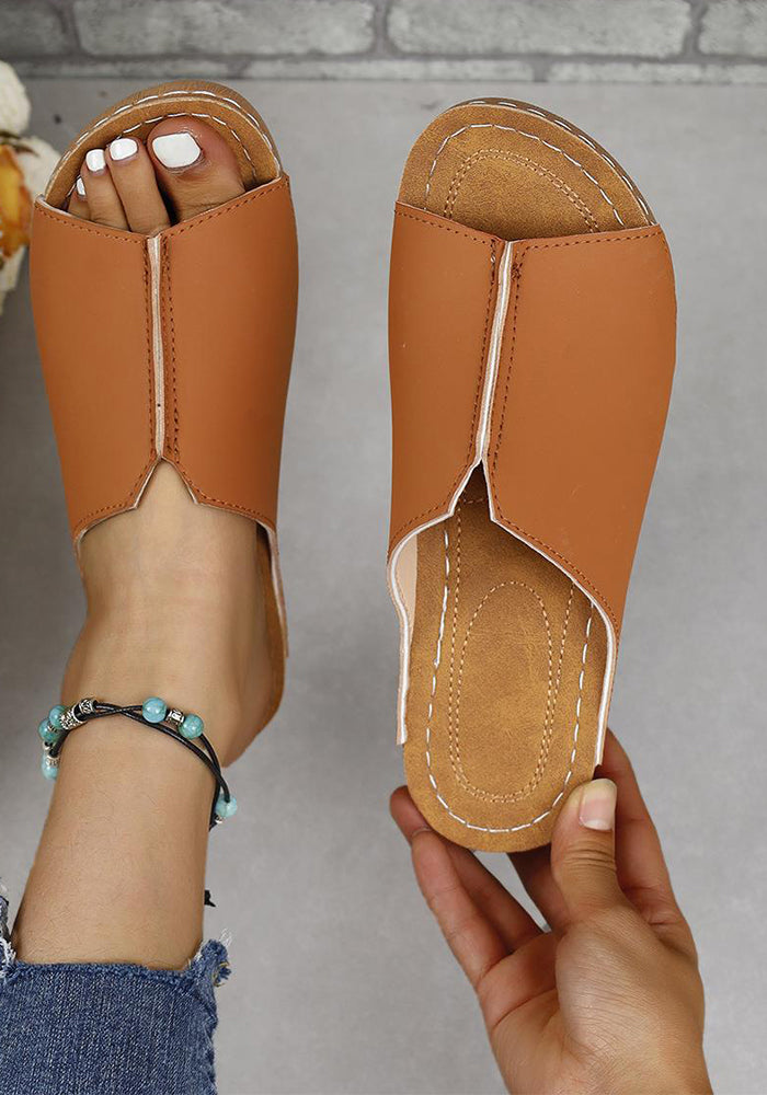 Plus Size Women Shoes Comfortable Wedge Slide Sandals