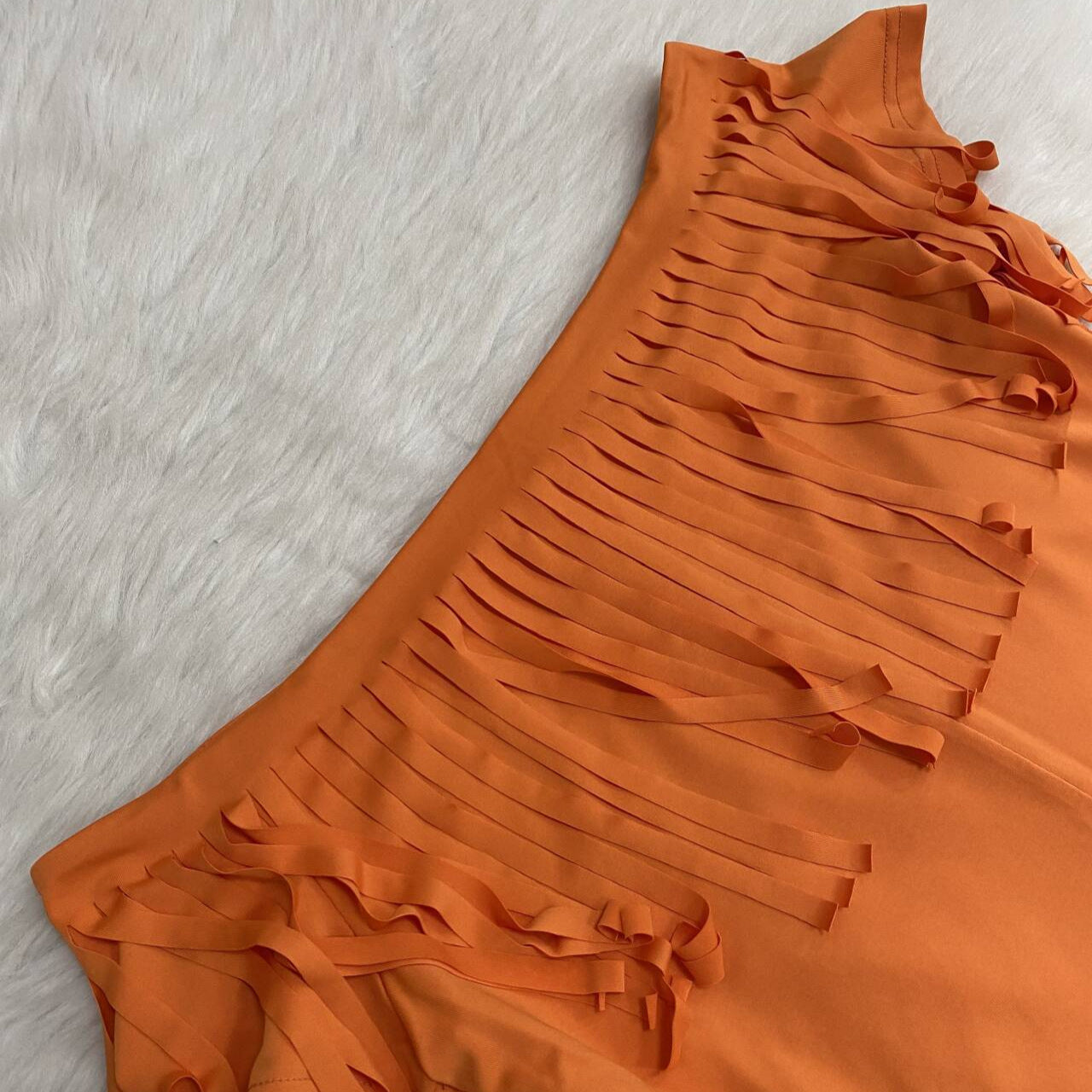 Women summer Off Shoulder short sleeve tassel lace jumpsuit 5