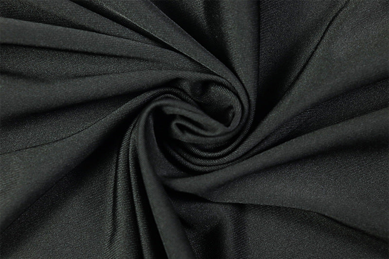 Women's Solid Chic Low Waist Halter Neck Sleeveless Long Dress 16