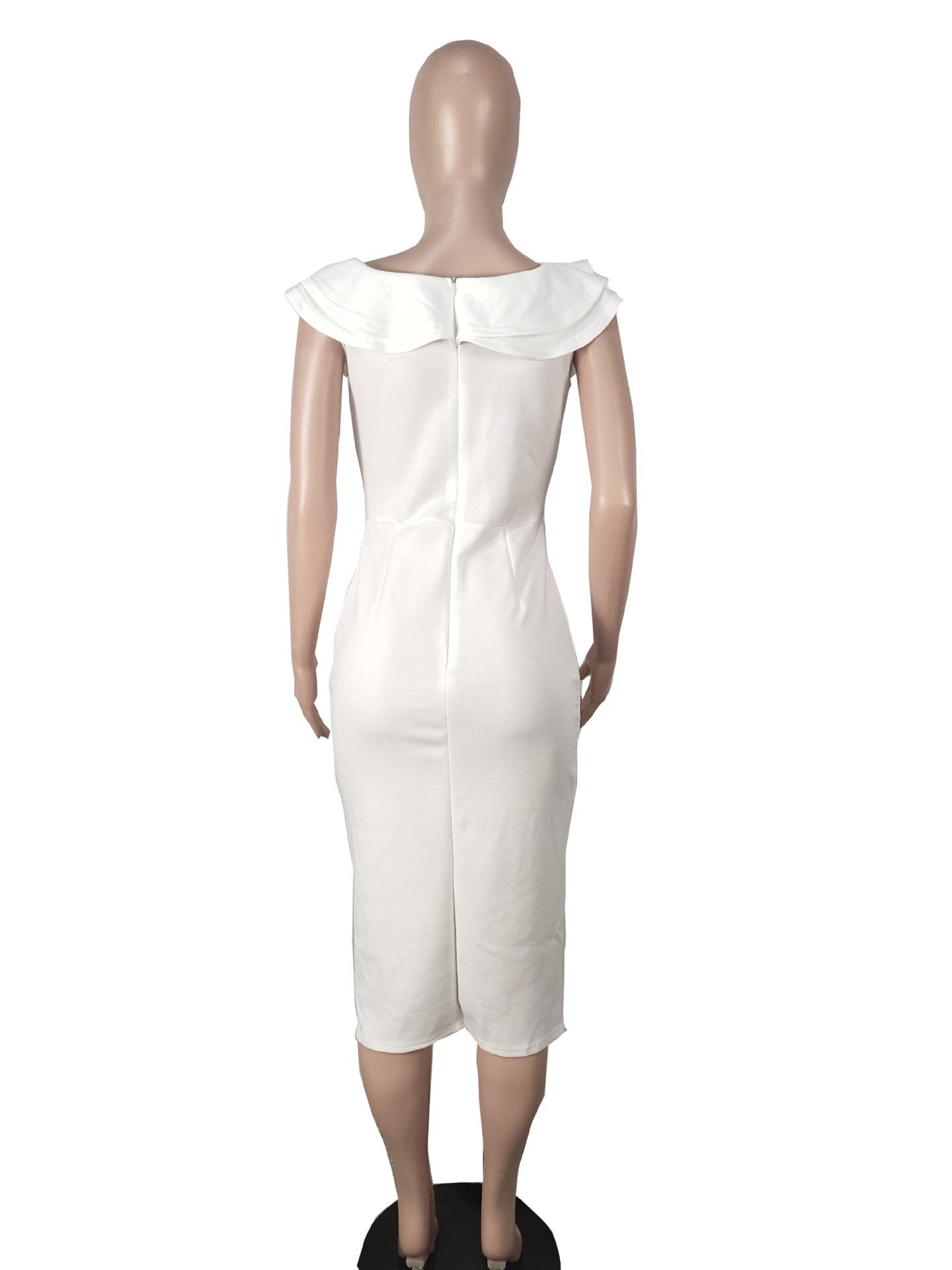 Women's Summer Solid Color Short Sleeve Dress 18