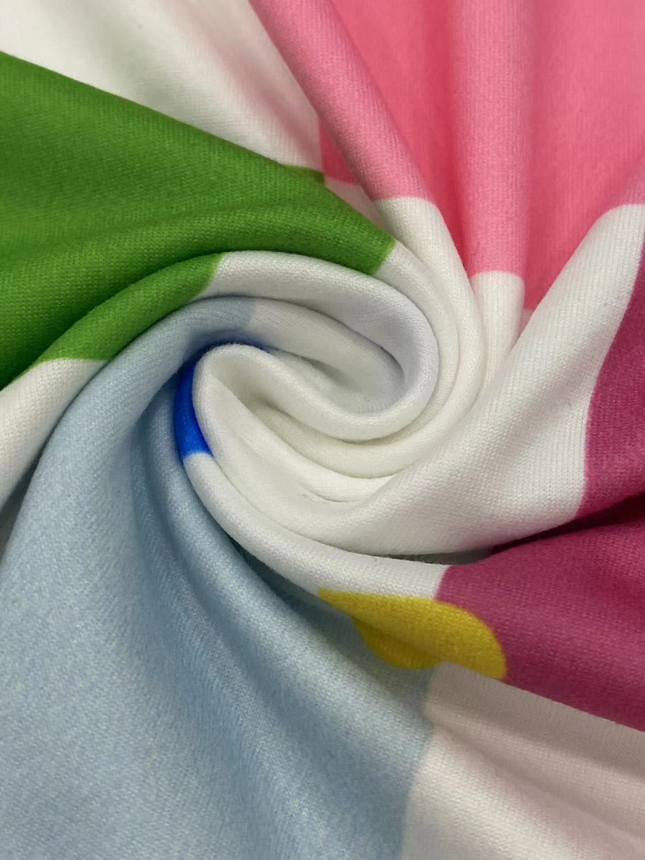 Plus Size Women Loose Casual Print Dress 10