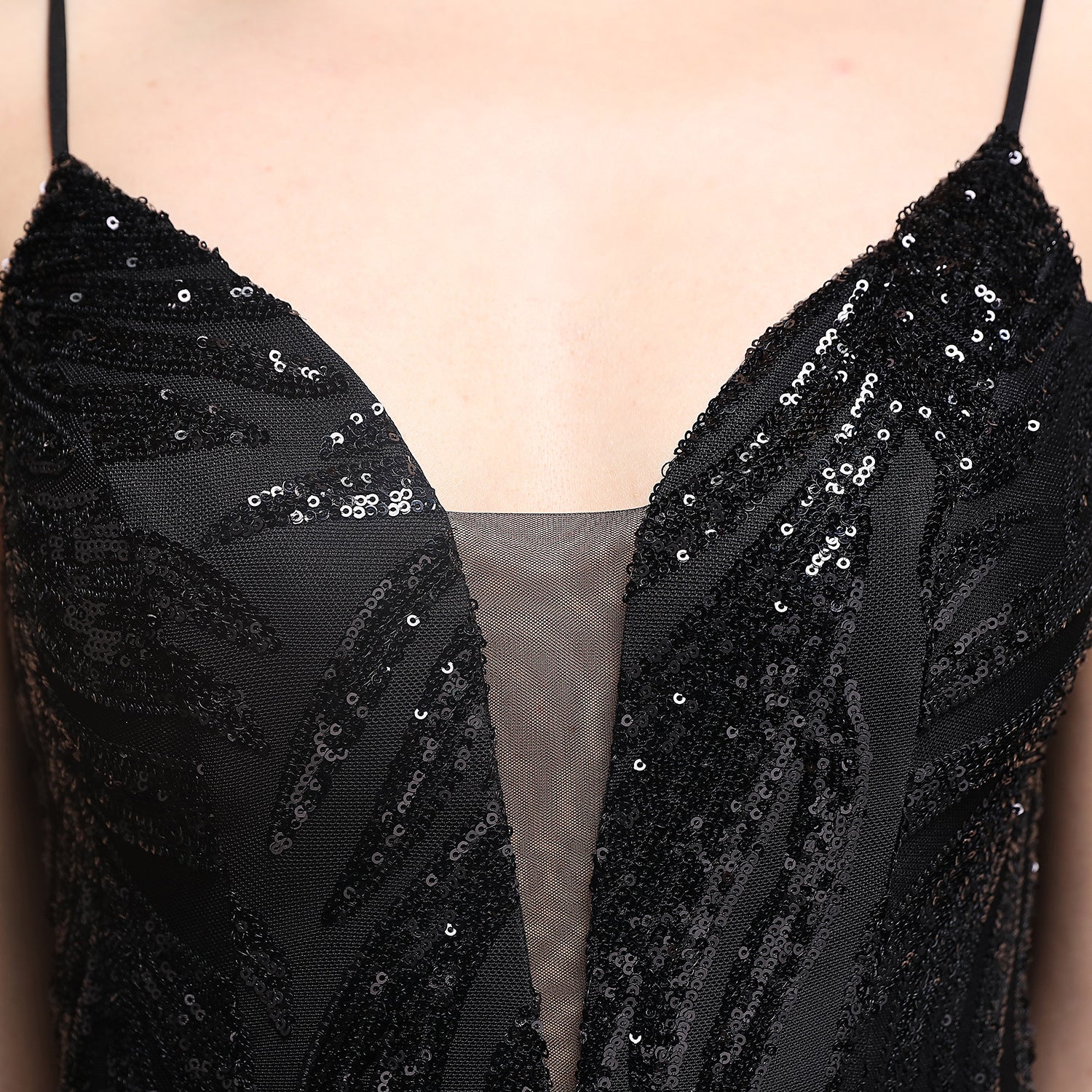 Summer Sequin Strap Mermaid Long Evening Dress 20