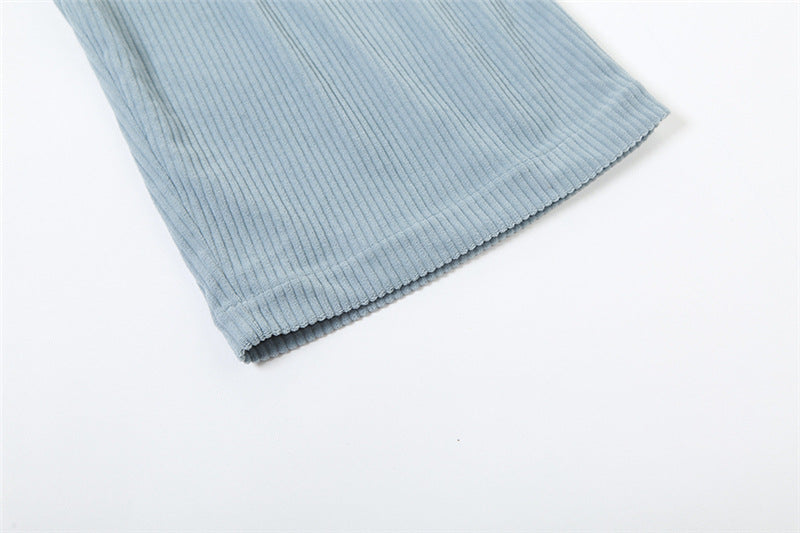 Women High Waist Casual Loose Straight Pant 16