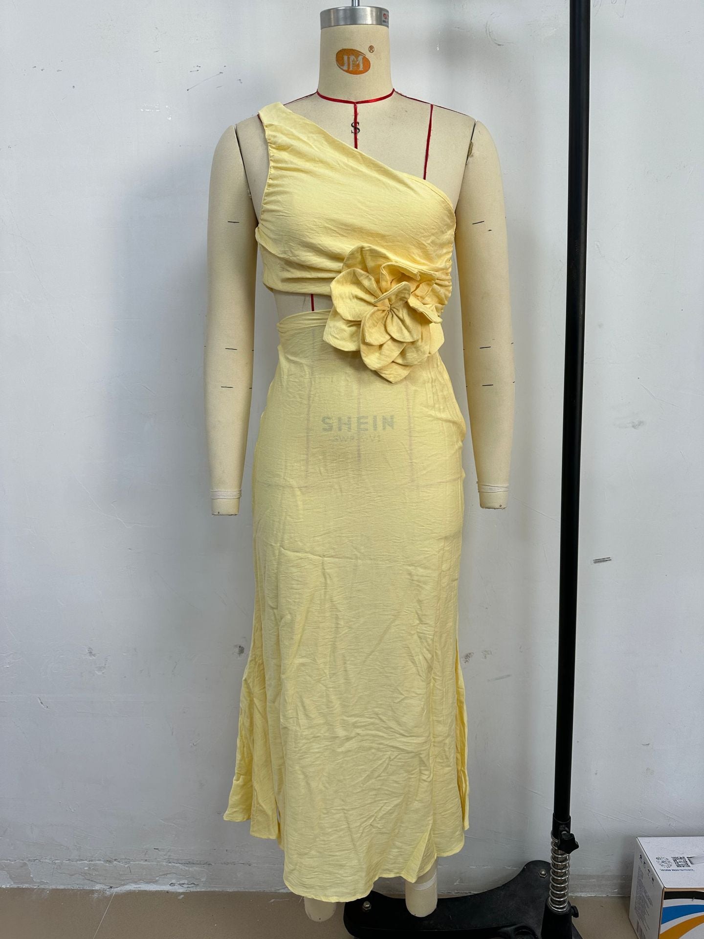 Summer Fashion Women's Sexy Slash shoulder Solid Color Slim Dress 8