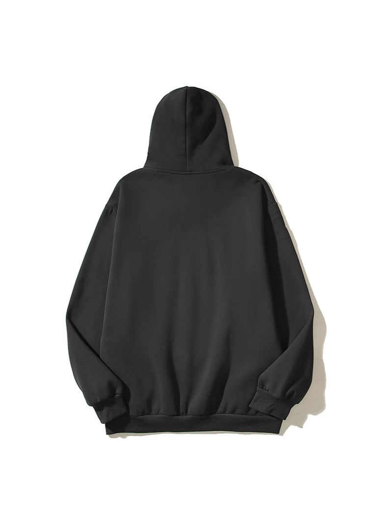 Autumn Trendy Print Fashion Casual High Street Men And Women Loose Hooded Hoodies 5