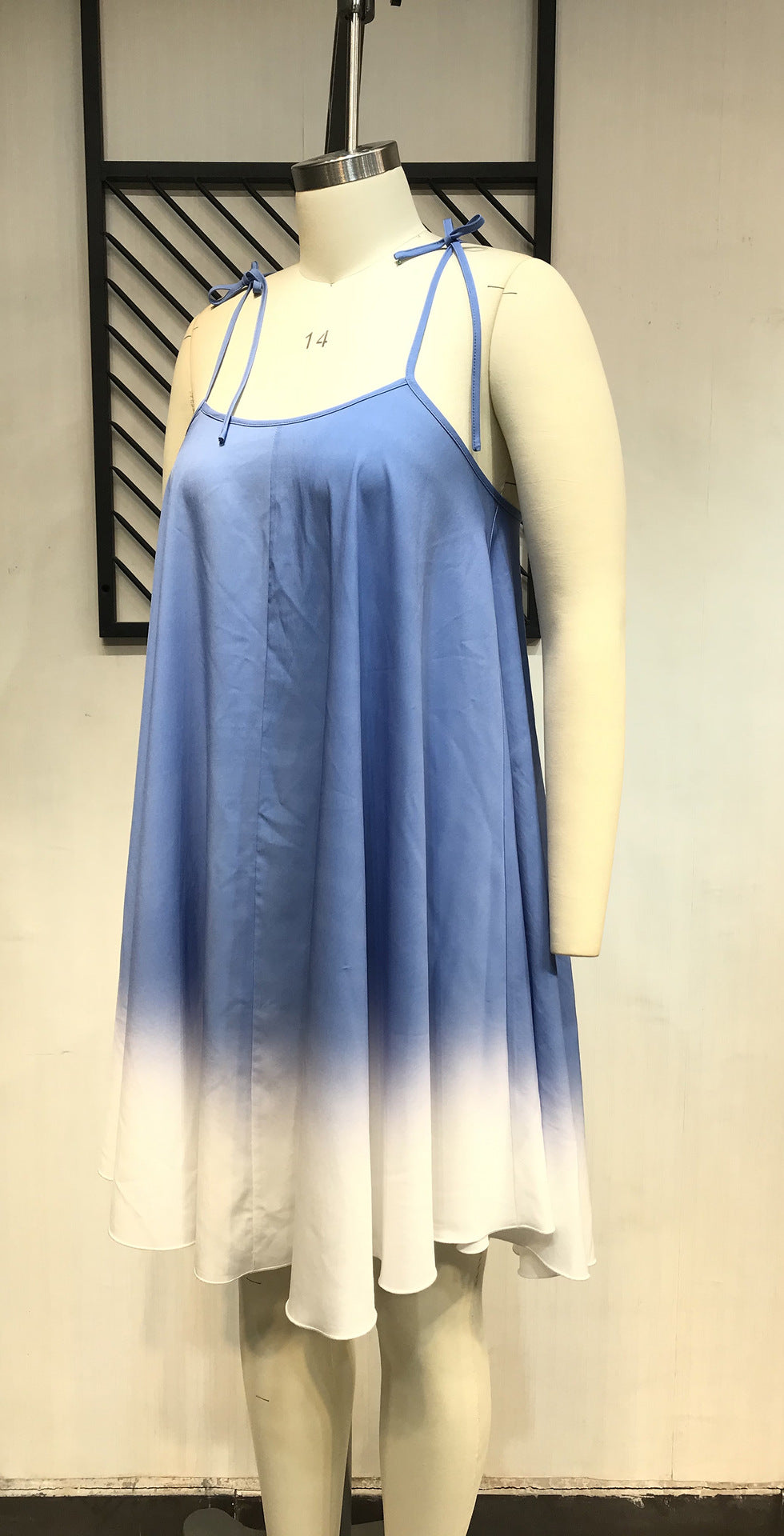 Plus Size Women Summer Print Slip Dress 9