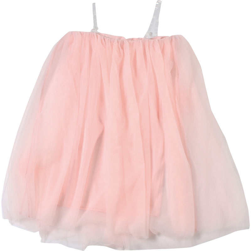 Summer Women's Mesh Puffy Dress Floral Strapless Dress 10