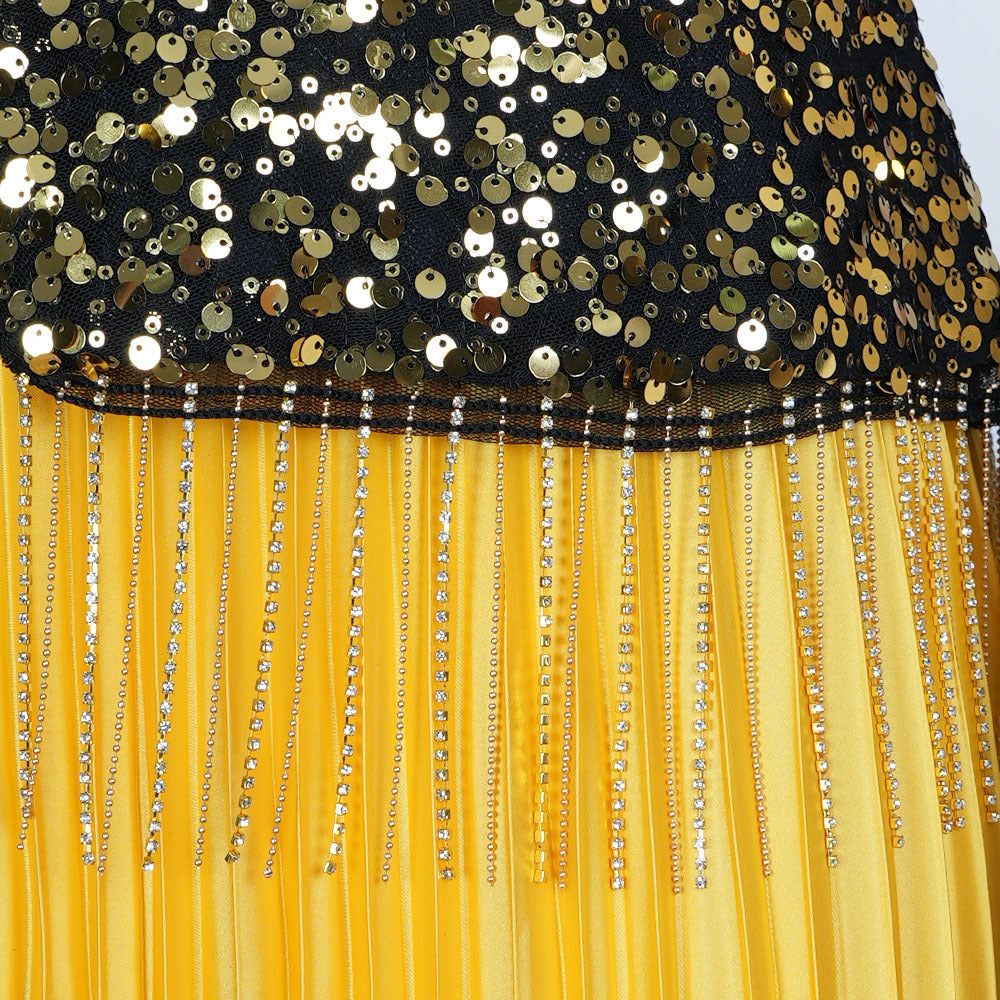 Plus-size African Women elegant sequin dress Dresses 17