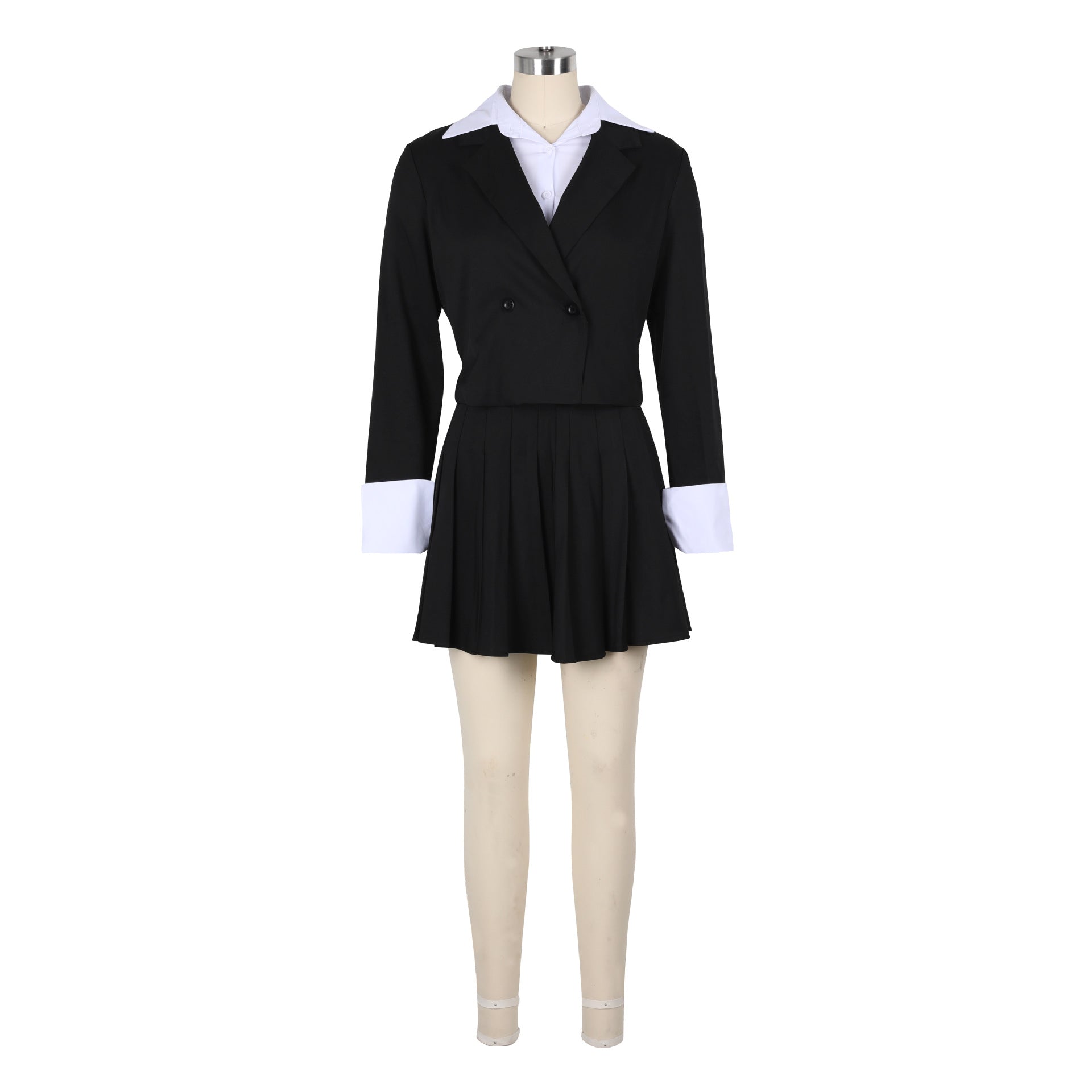 Women Blazer and pleated skirt two-piece set 16