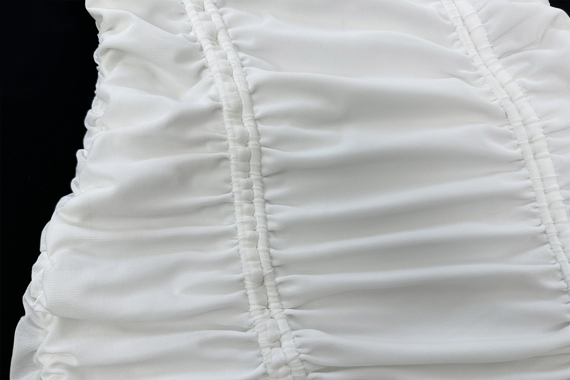 Summer women's deep v-neck Halter Neck sexy Ruched Beach dress 11