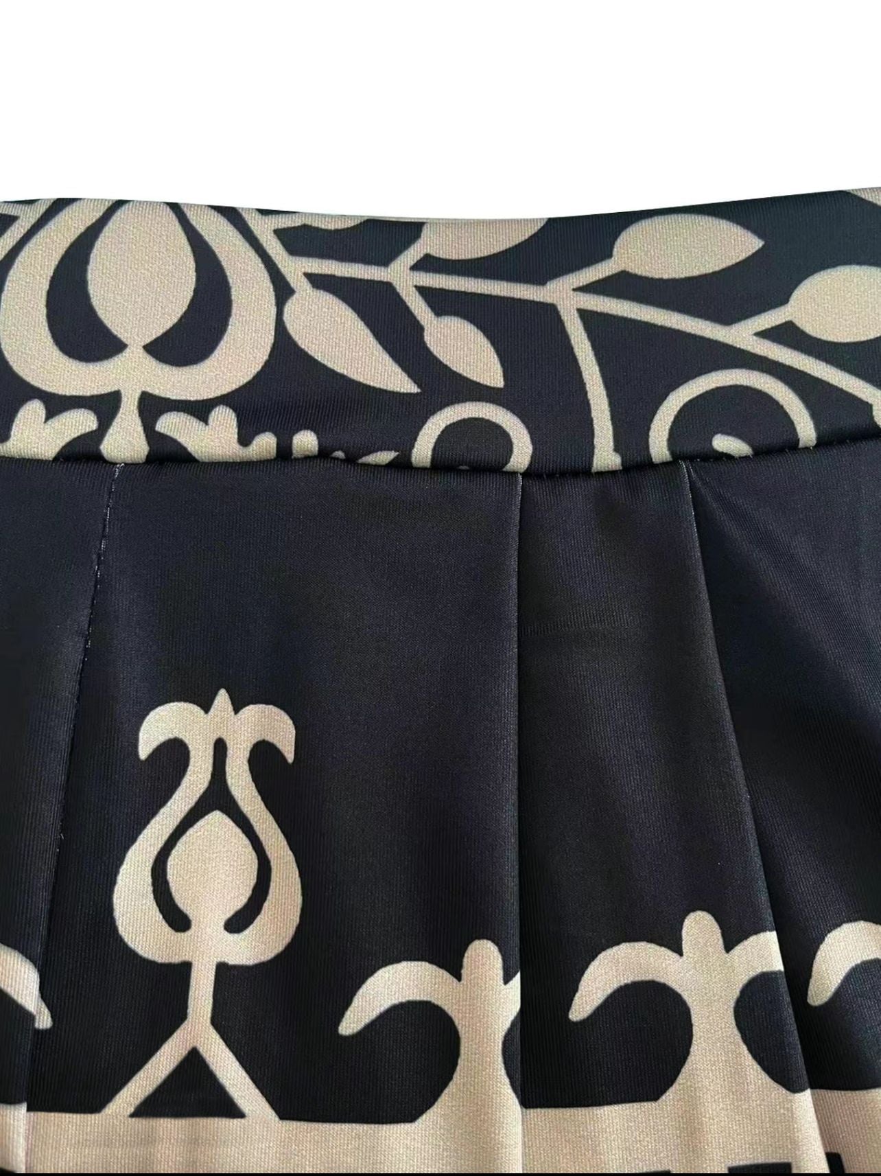 Women printed Casual short-sleeved T-shirt + wide-leg pants two-piece set 25