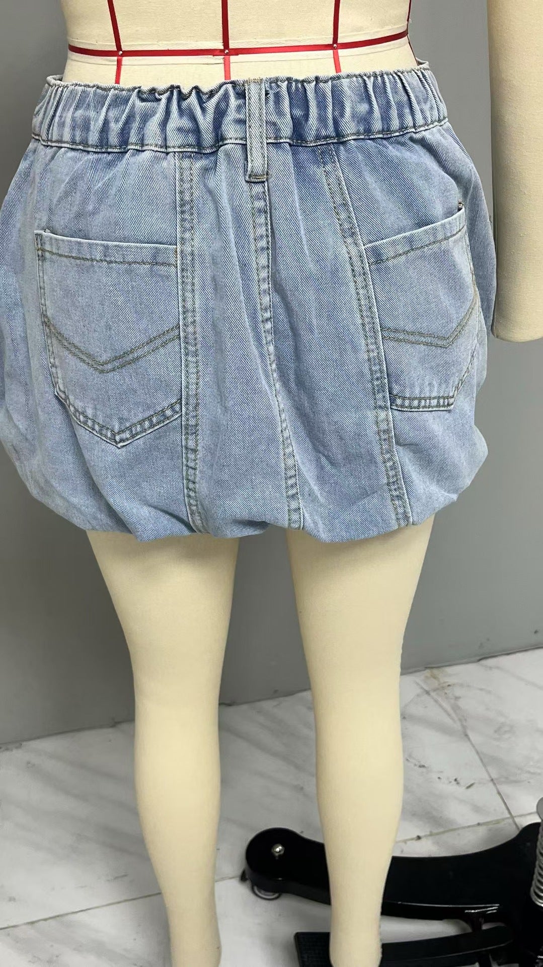 Summer Pocket Denim Short Skirt 6