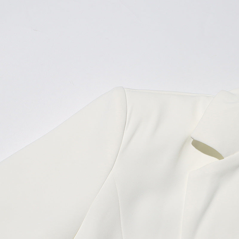 Bow Detail Casual Long-Sleeve Blazer 9