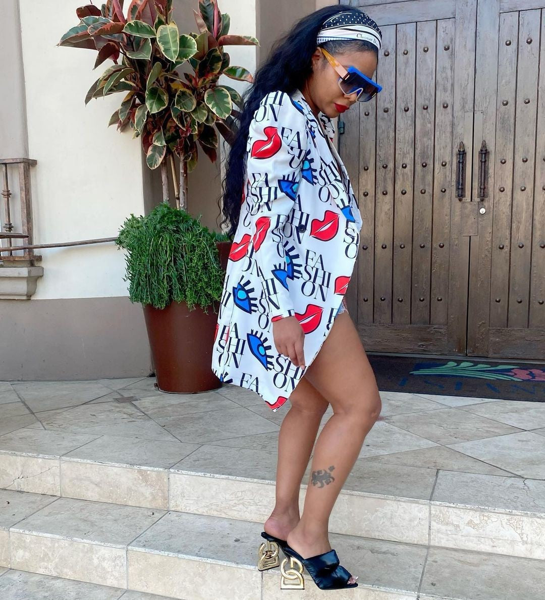 Women's Fashion Printed Casual Jacket 4