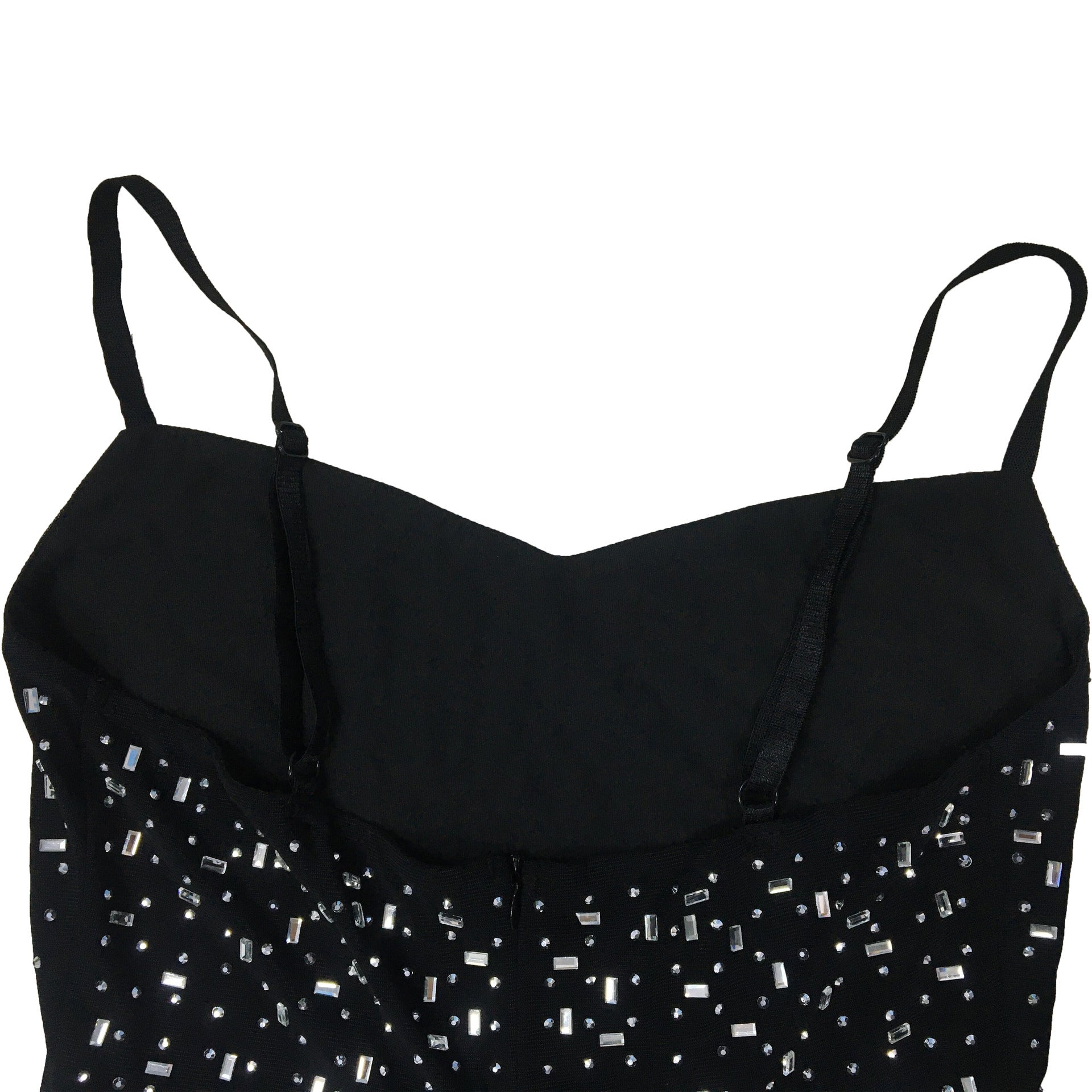 Ladies' Fashion Beaded Mesh Sleeveless Jumpsuit 20