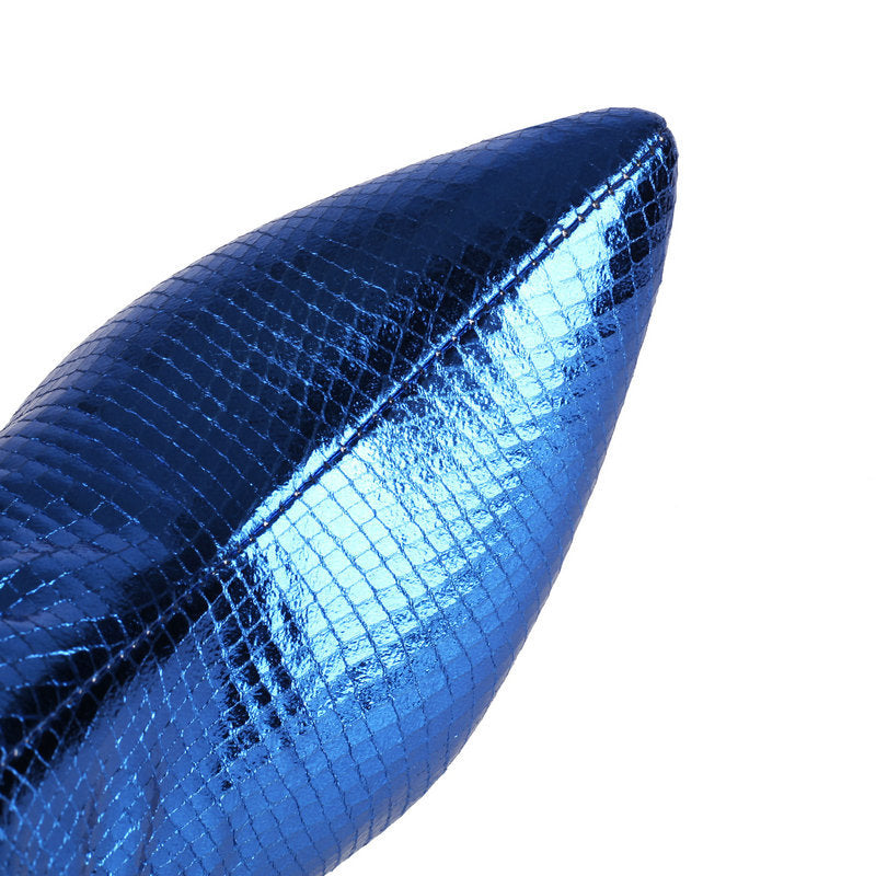 Women's High Boots Shiny Snake Pattern Thick Heel High Heel Knight Boots Waterproof Platform Knee Boots 16