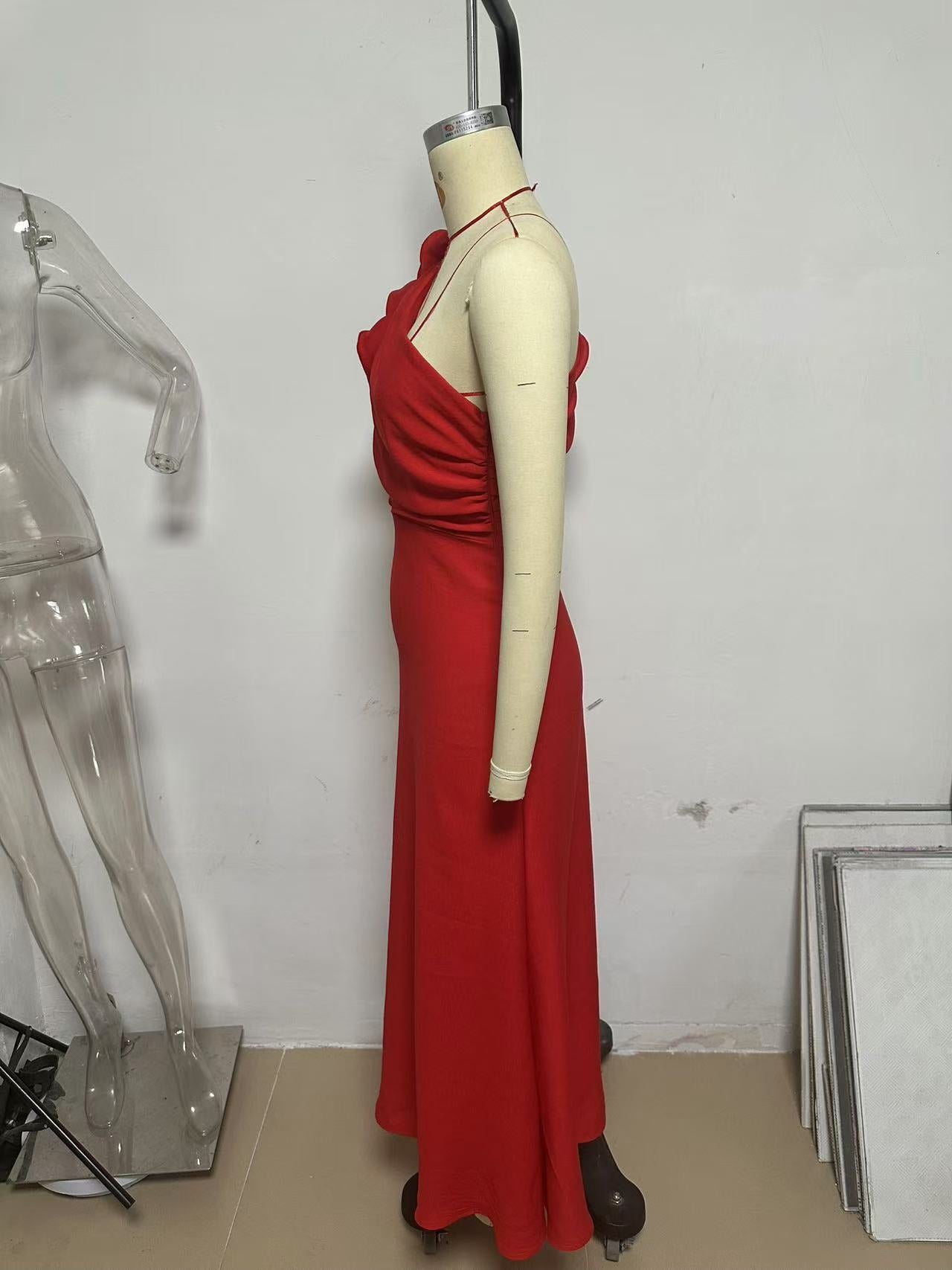 Women Summer One Shoulder Dress 14