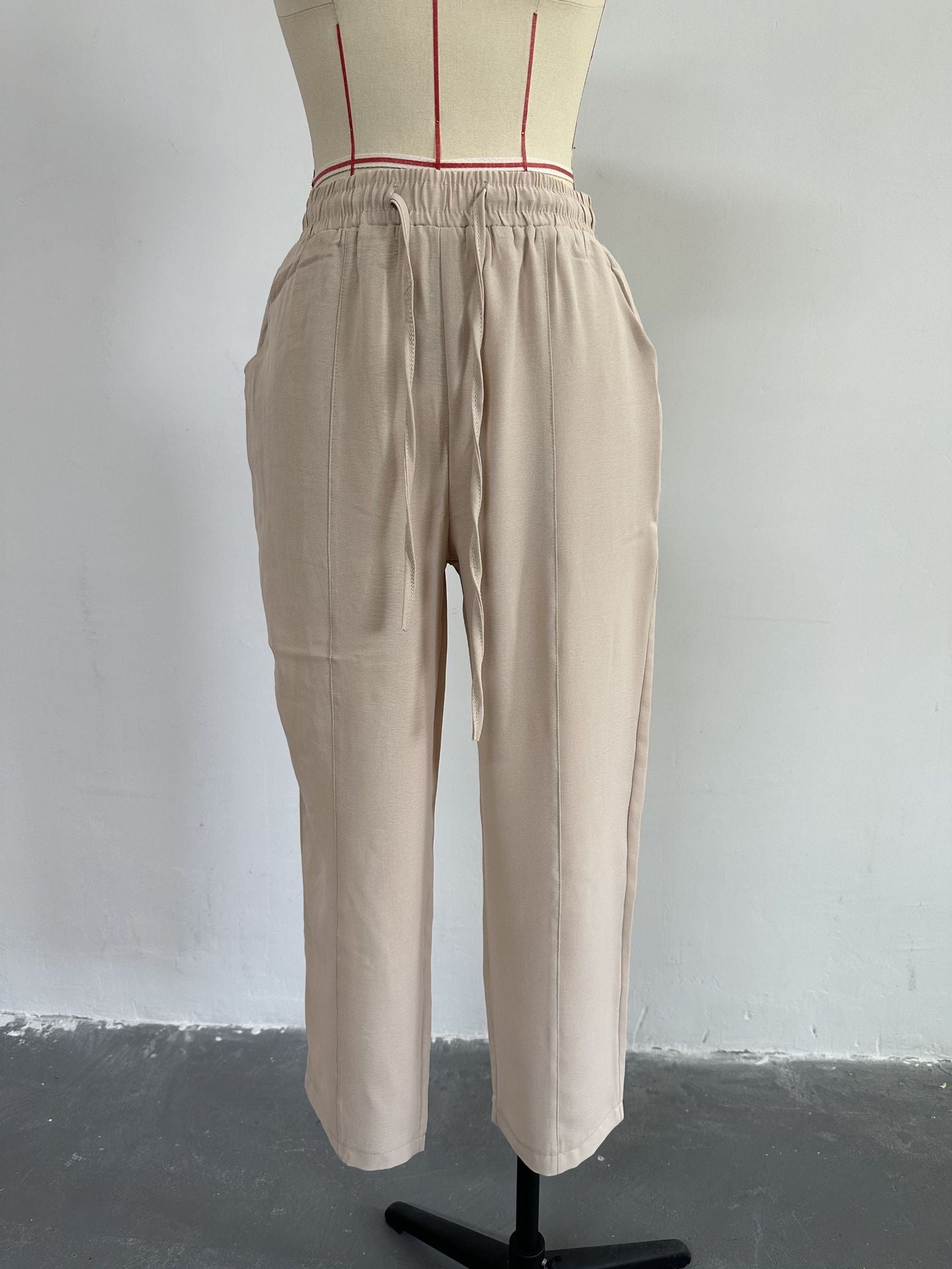 Plus Size Women's Fall Casual Loose Shirt Coat Cropped Sport Harem Pants Two-Piece Set 24