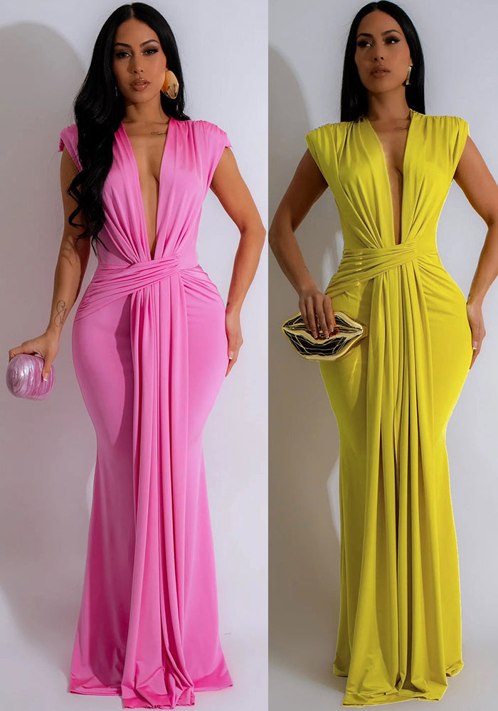Women Sexy Sleeveless Maxi Dress