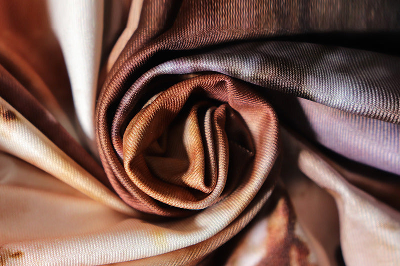 Women's Retro Fashion Print Sexy Off Shoulder Long Sleeve Trendy Dress 19