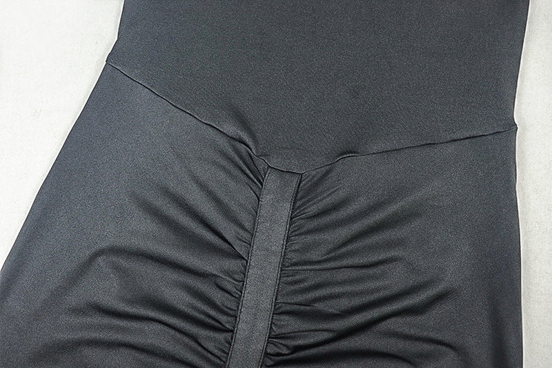 Women Slash Solid Turtleneck Mesh See-Through Long Sleeve Bodycon Dress 15