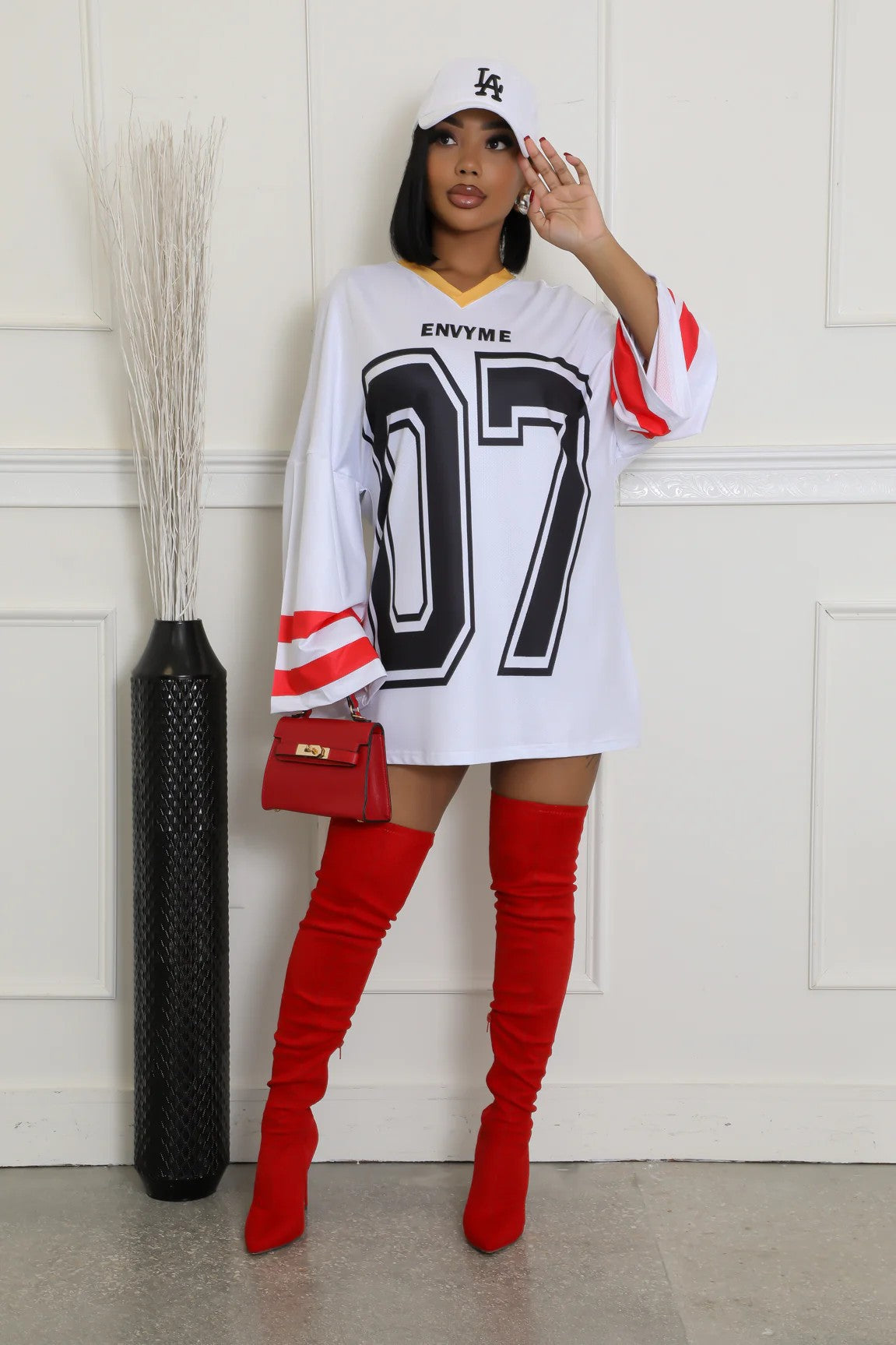 Fashion Street Print Loose Casual Dress