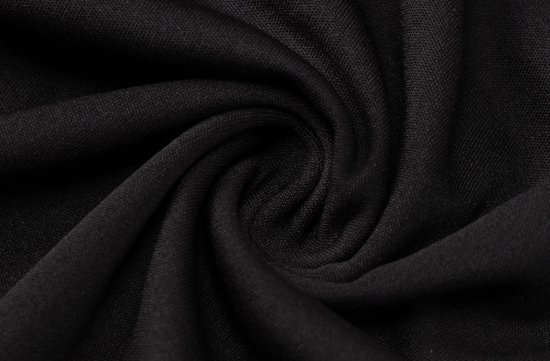 Autumn Women's Sexy Beaded Straps Slim Waist Low Back Furry Dress 14