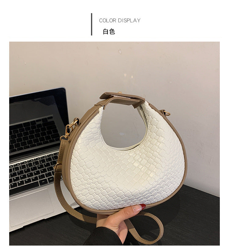 Retro Versatile Simple Diamond Women's Bag Shoulder Handbag 13