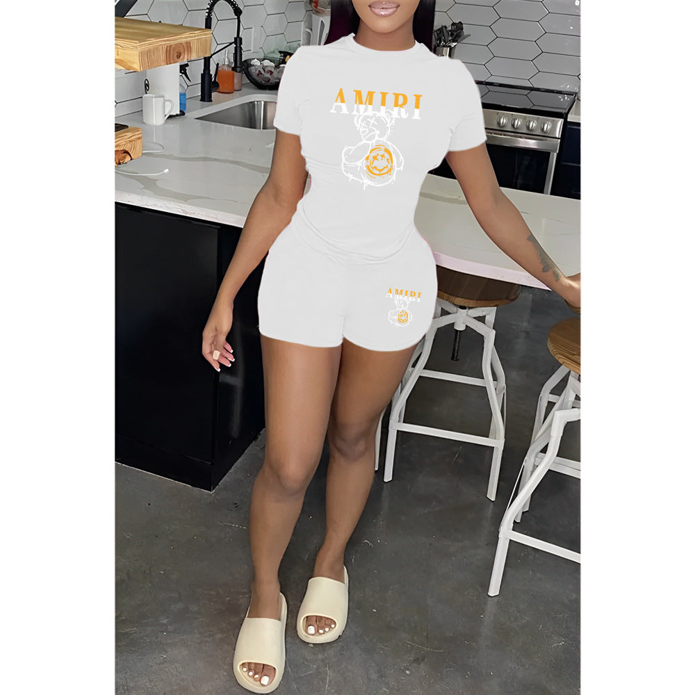 women's t-shirt shorts suit tracksuit two pieces 13