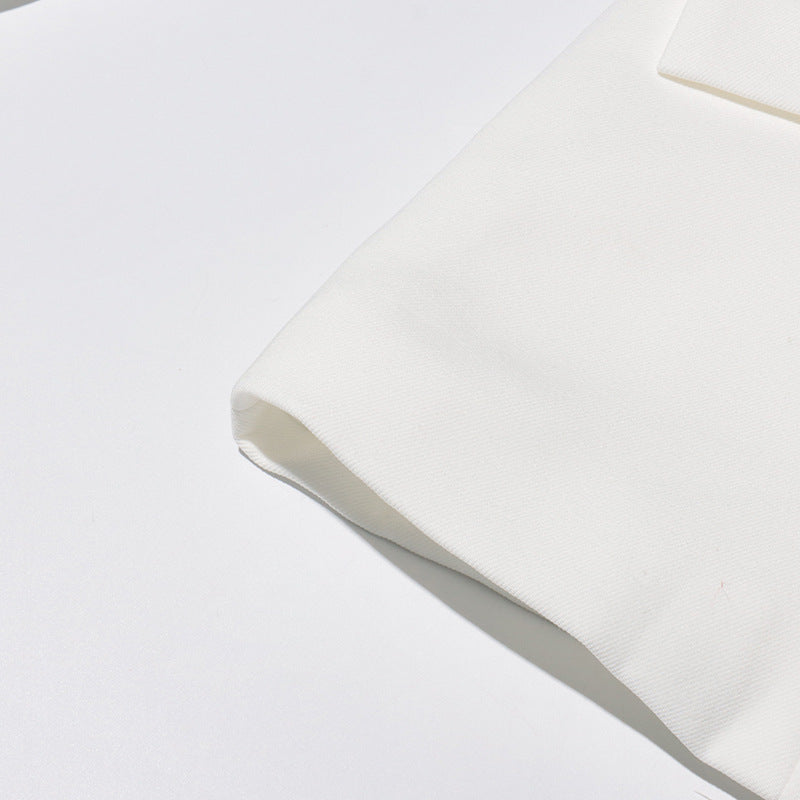 Women rhinestone design Solid Blazer 19