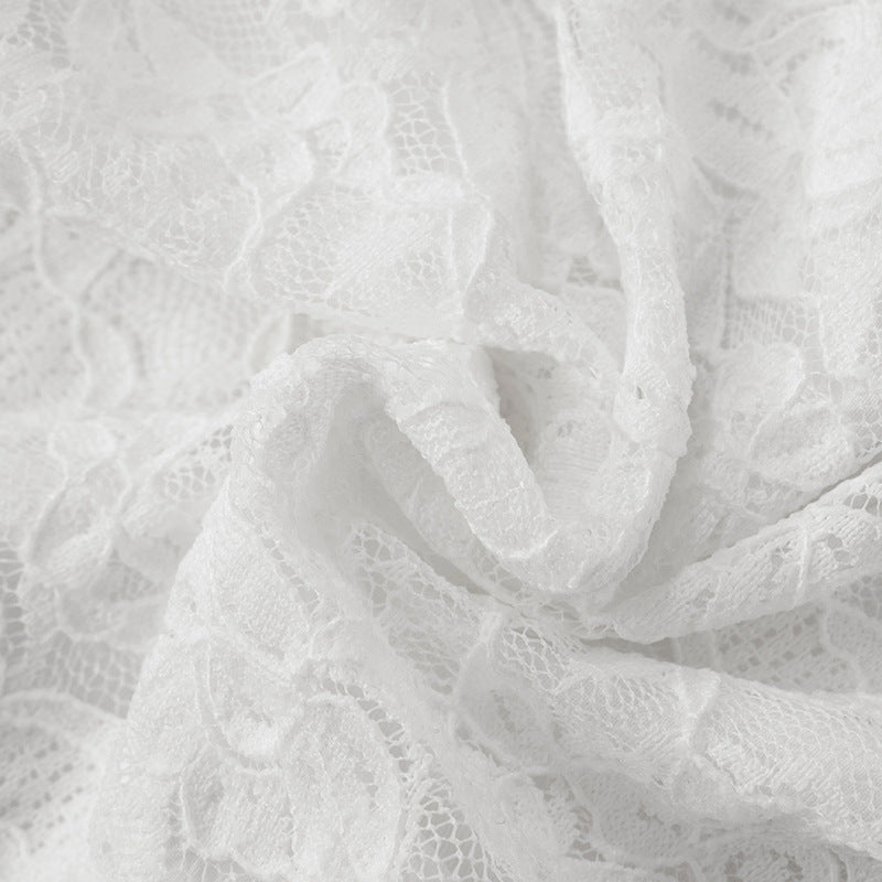 Spring Fashion Women's Slim Hollow Lace Patchwork Sexy Dress 18