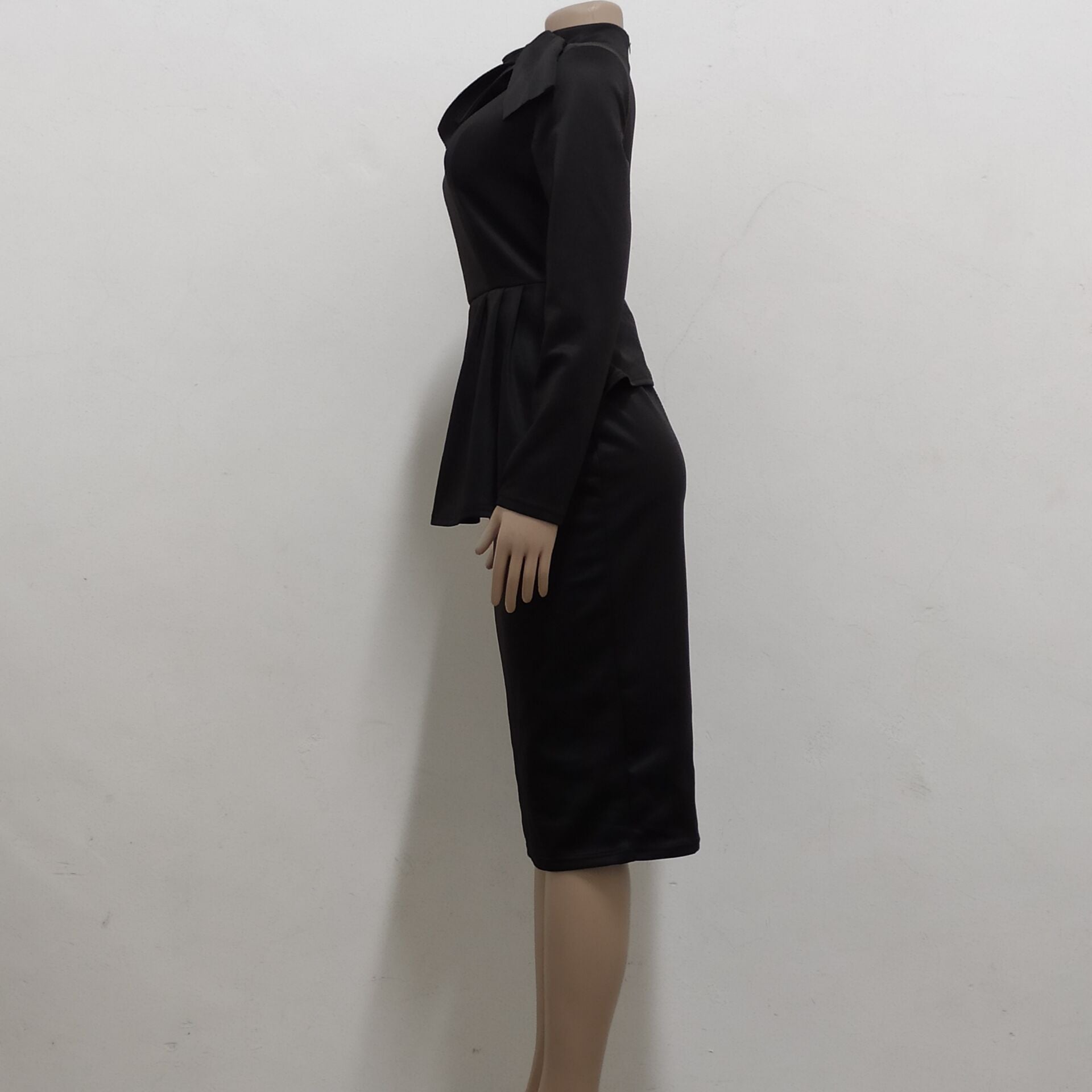 Women sexy diagonal bow dress 39