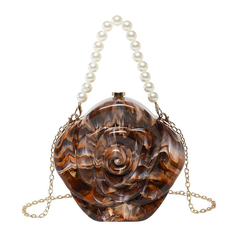 Women Rose Flower Crossbody Clutch 8