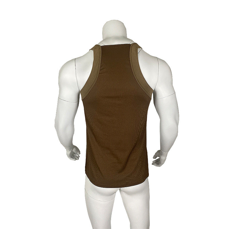 Men Solid Tank Top 17
