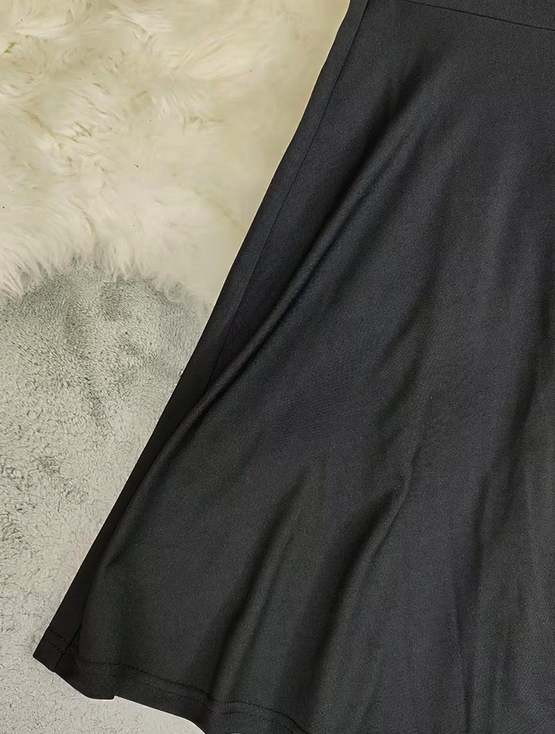 Women Spring/Summer Sexy Solid Strap Dress 6