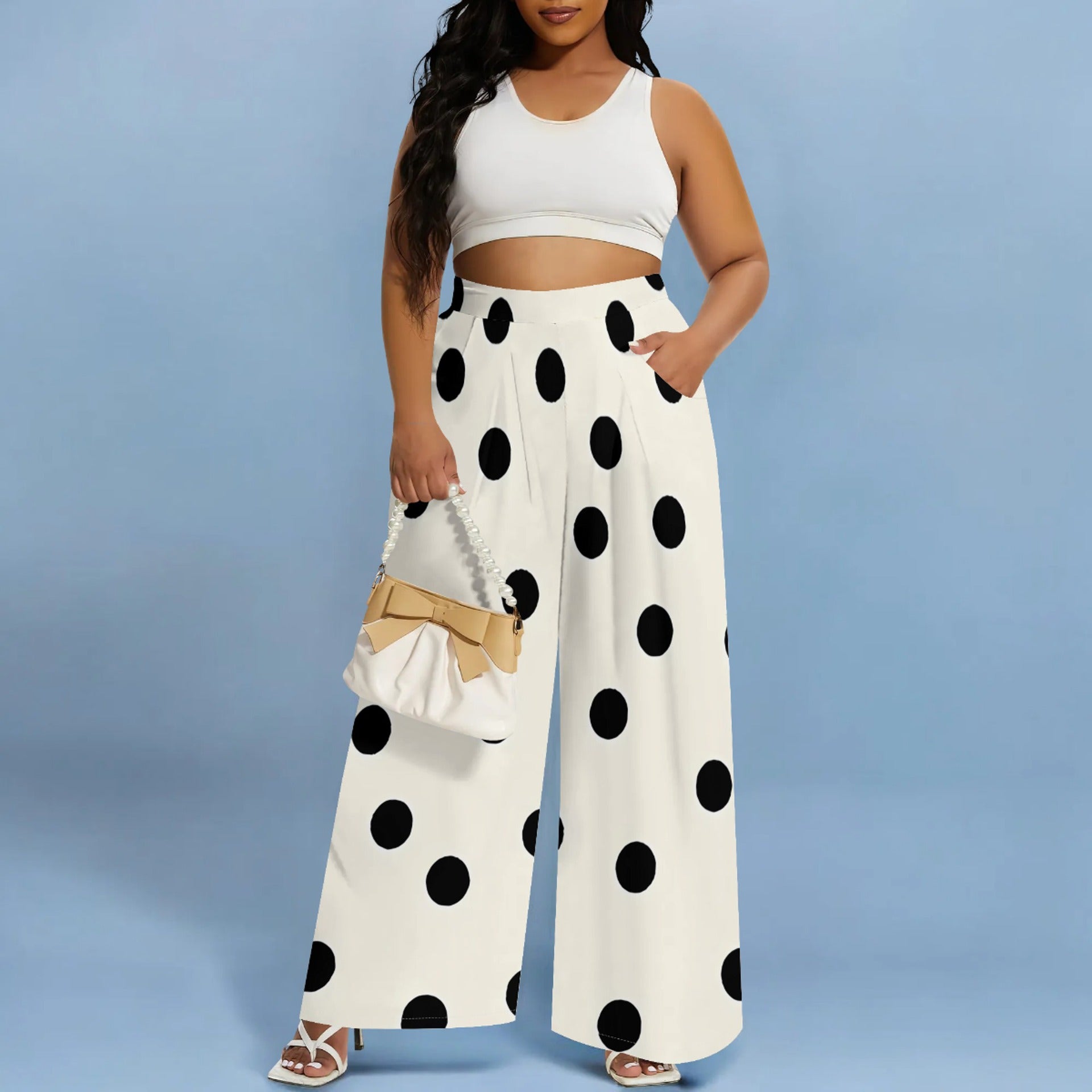 Women printed casual pants