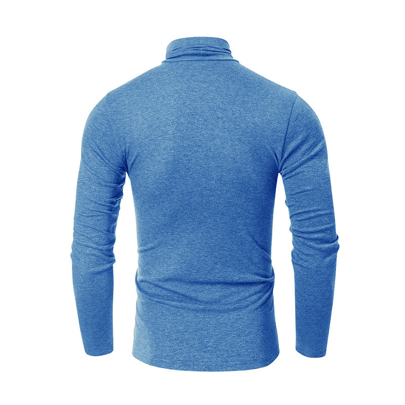 Men's Fall and Winter Turtleneck Basic Long Sleeve T-Shirt 50