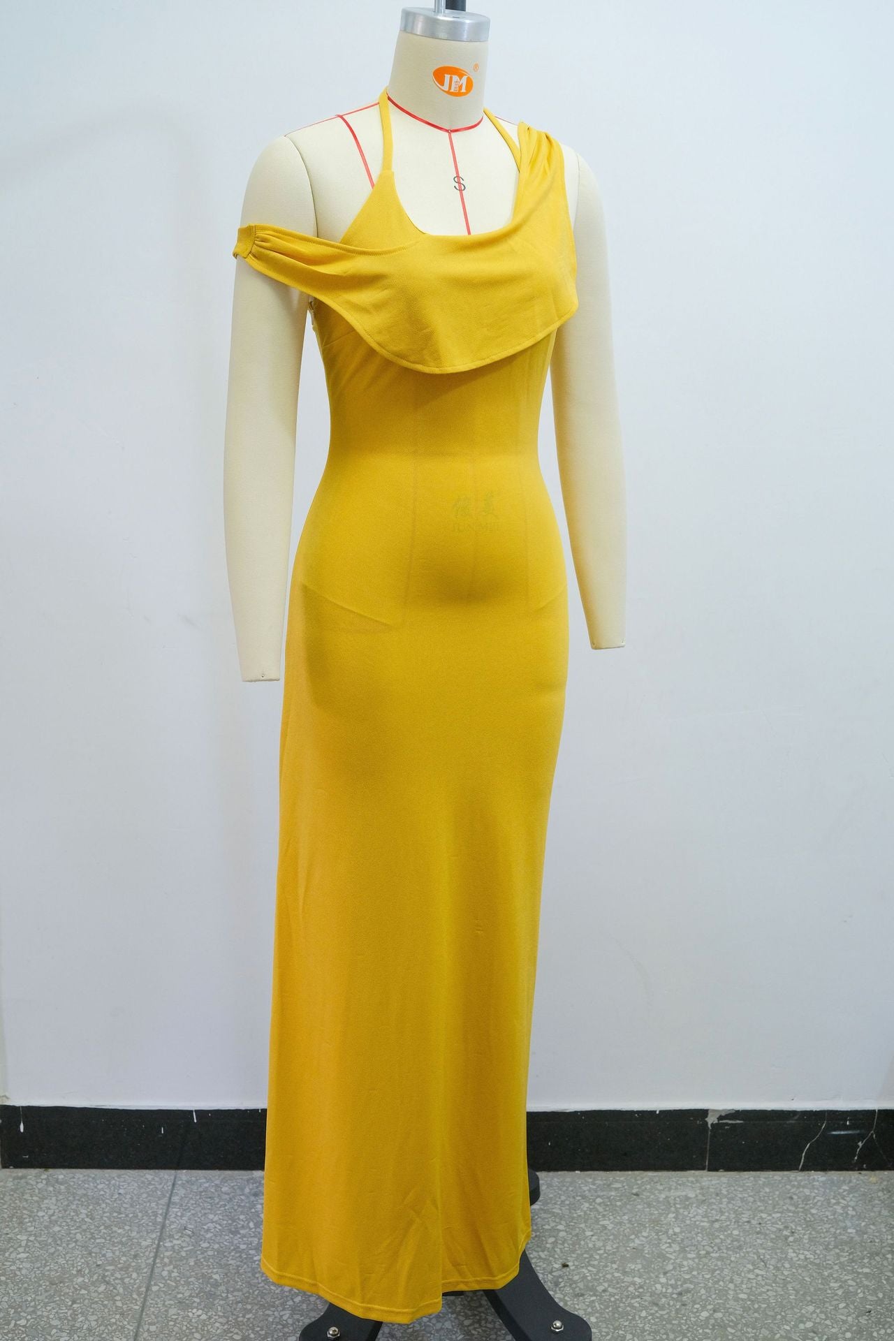 Women Summer Sexy Sleeveless Halter Neck Bodycon Dress 6