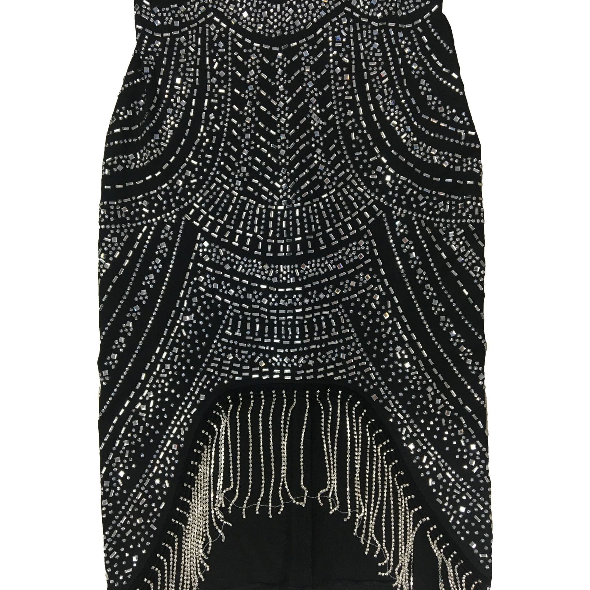 Fashion Ladies Solid Color Beaded Sleeveless Halter Neck Dress Women 24