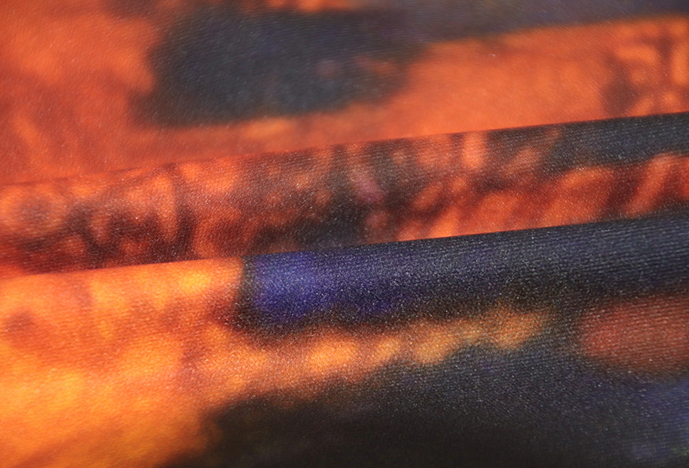 Women Turndown Collar Long Sleeve Printed Casual Two-piece Set 25