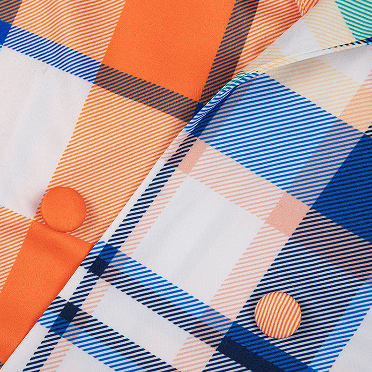 Women's Autumn Fashion Casual Multi-Color Plaid Patchwork Long Jacket 12