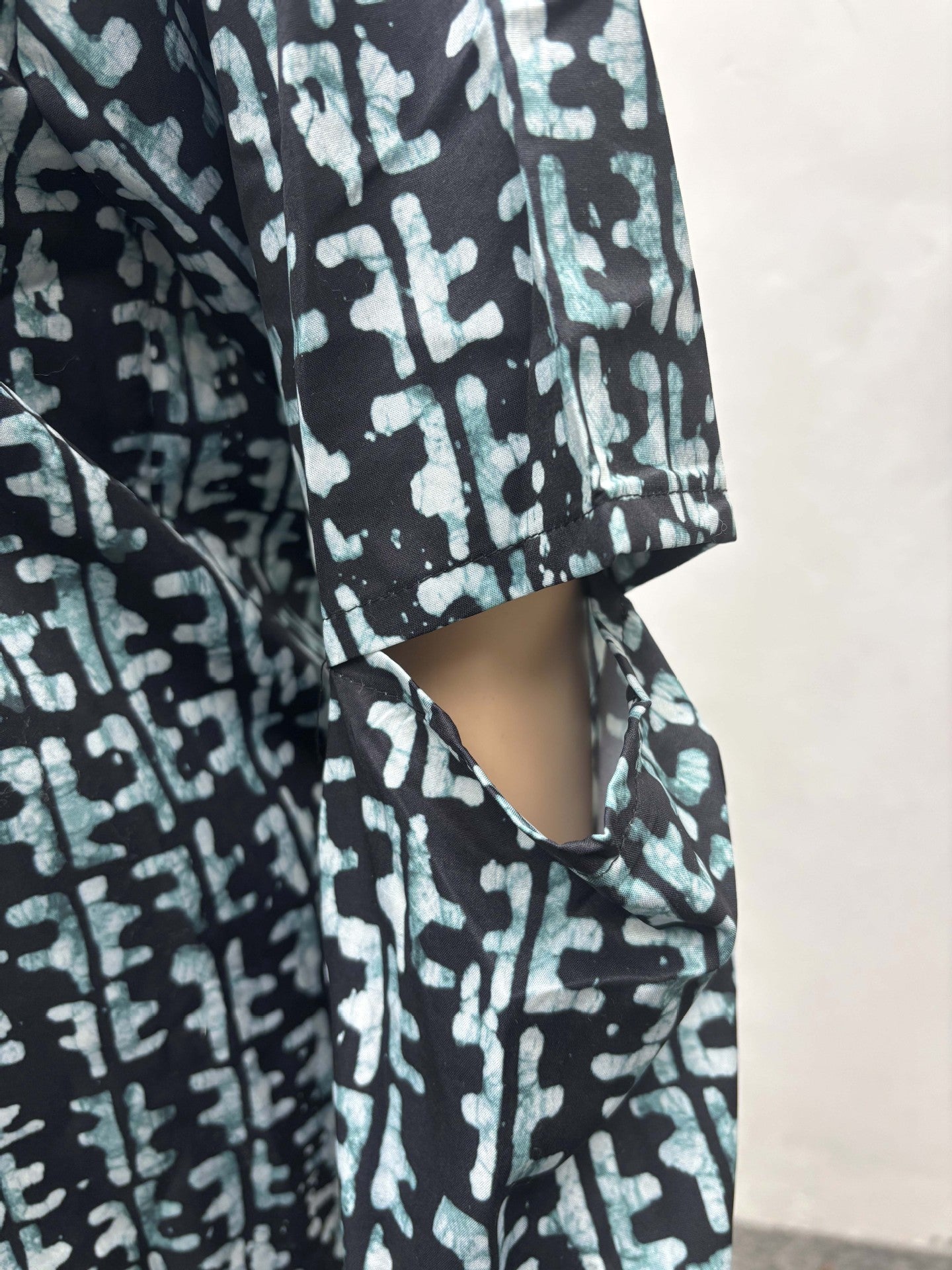 Africa Printed Fashion Casual Loose long-sleeved shirt and trousers two-piece suit for women 11