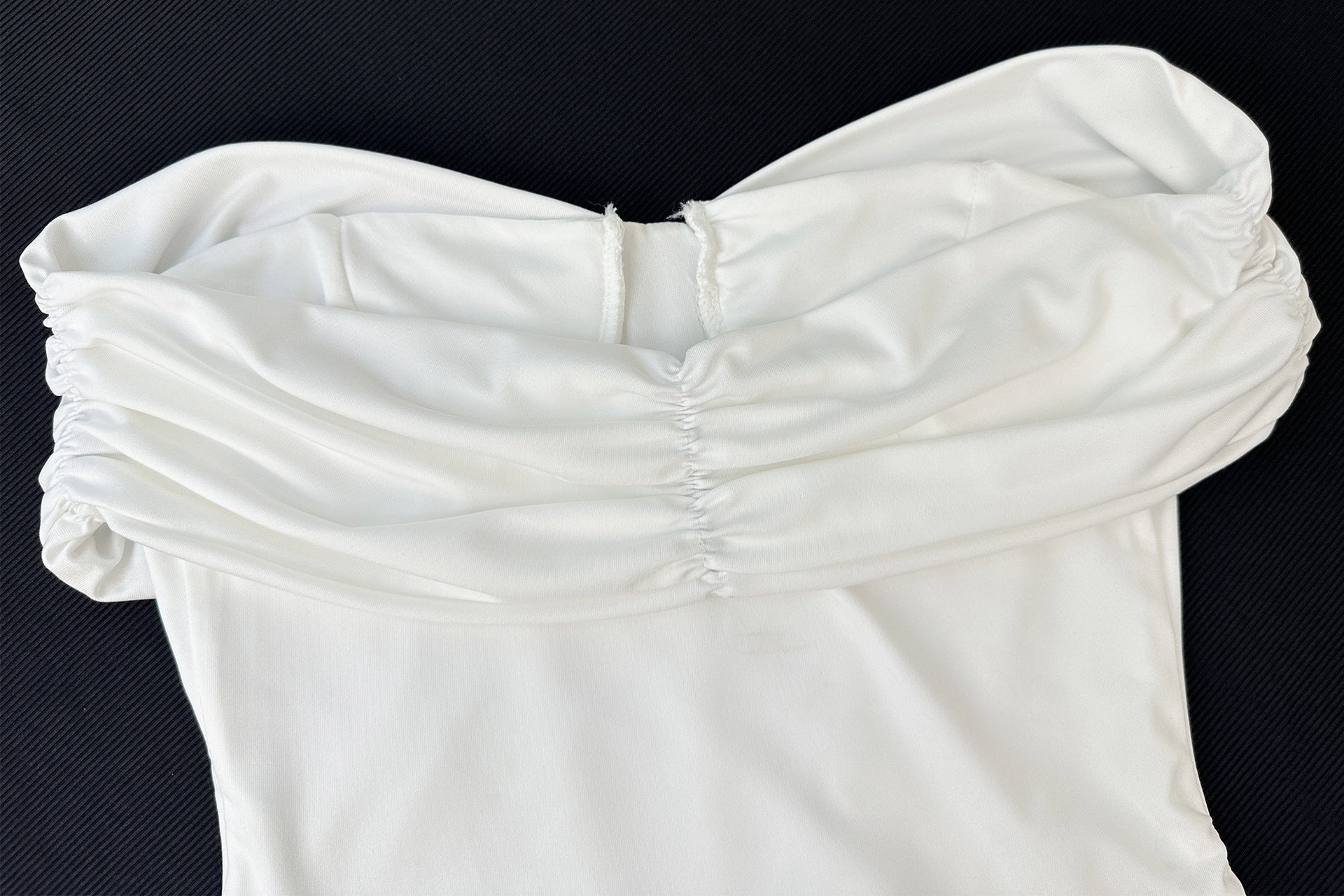 Women Sexy Sleeveless Off-Shoulder Strapless Bodycon Mini Dress 10