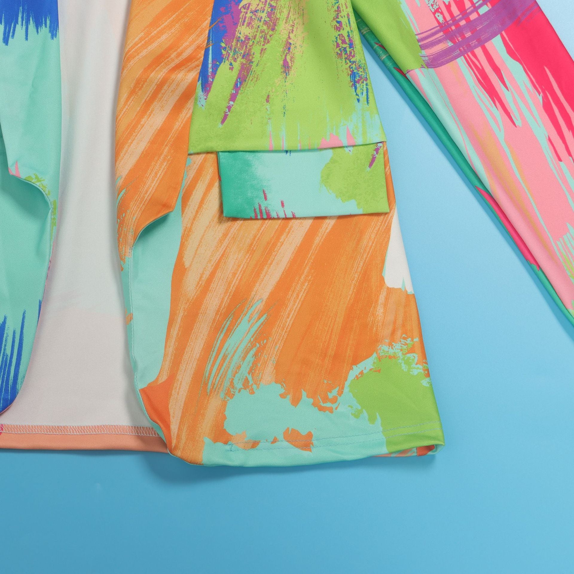 Casual Fashion Multi-Color Print Fashion Blazer Top 31