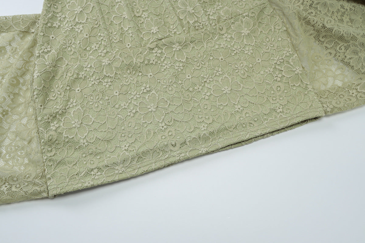 Women's Sexy V-Neck Lace-Up Patchwork Straps Bodycon Dress 15