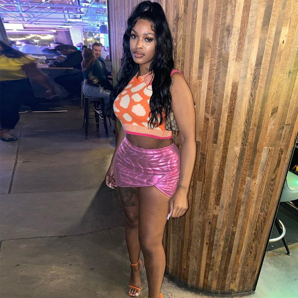 Women Irregular Padded Mini Skirt 5