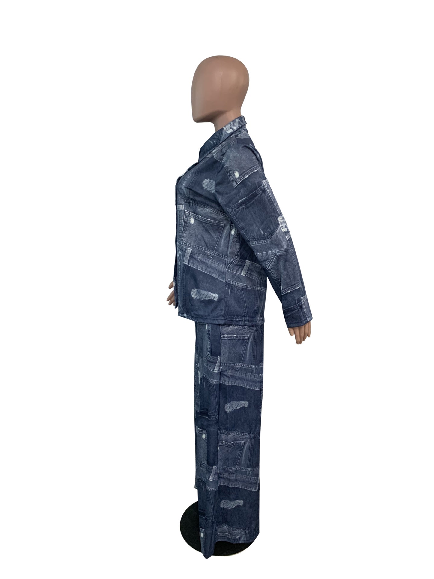 Women's Loose Casual Print Two-Piece Pants Set 10