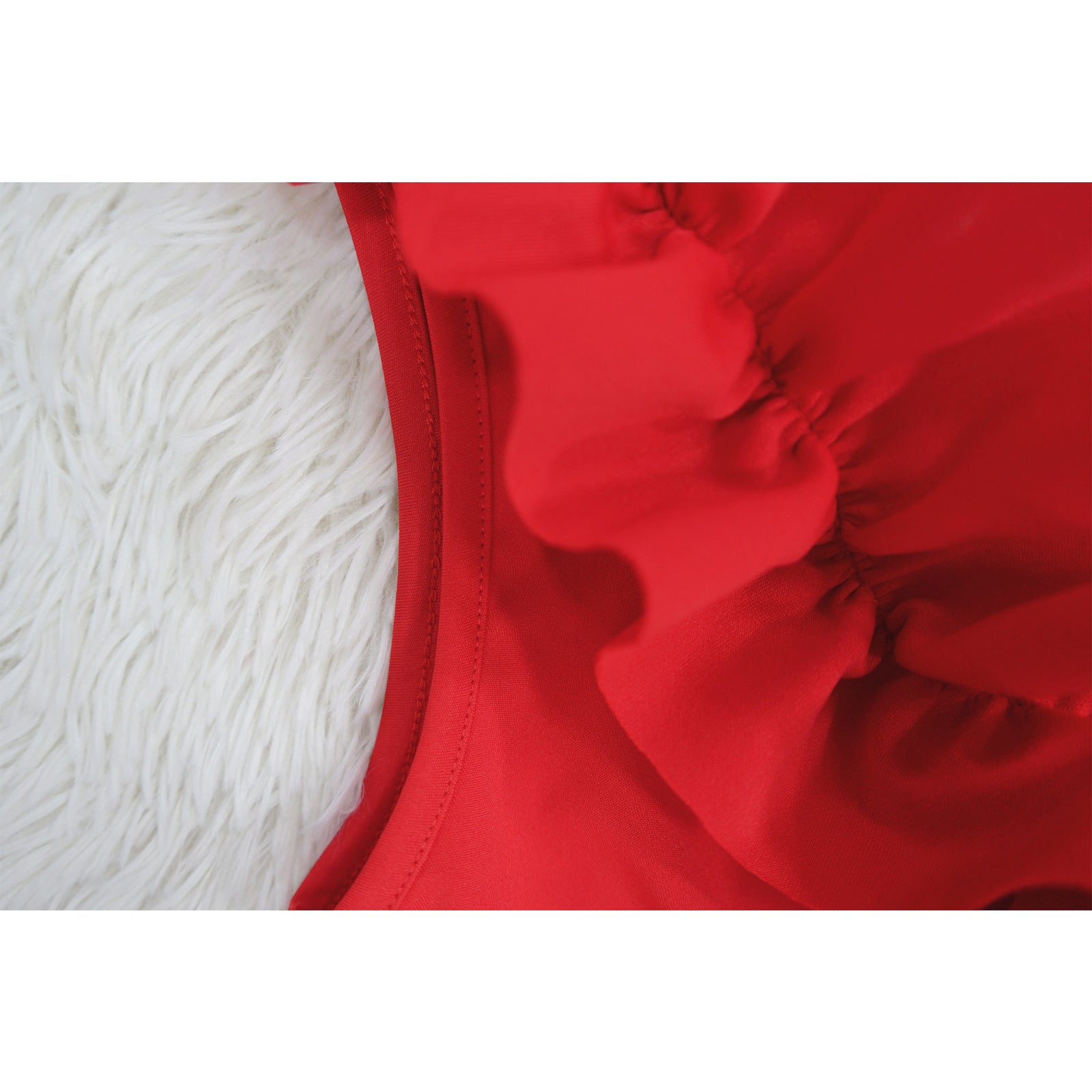 Women's Sexy Ruffled One-Shoulder Slit Evening Dress 14